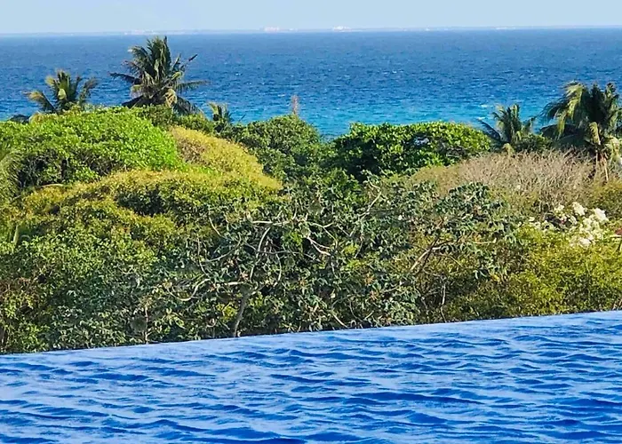 Ocean View Pool In Exclusive Playacar, En-suite *